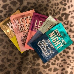 Bundle of 5 PINK Spa Facemasks